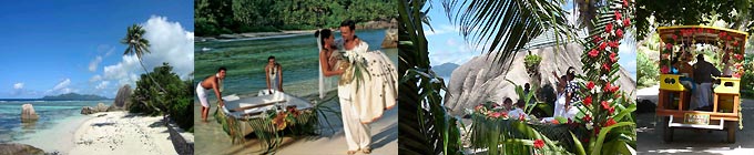 Traumhochzeit La Digue Anse Source d'Argent Seychellen