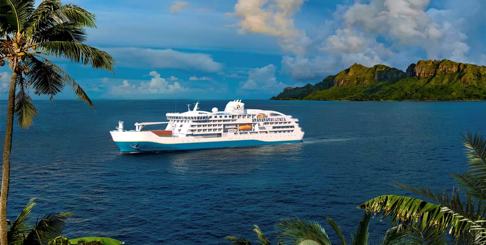 Frachtschiff Kreuzfahrt auf der Aranoa - Polynesien