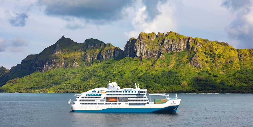 Frachtschiff Kreuzfahrt auf der Aranoa - Polynesien