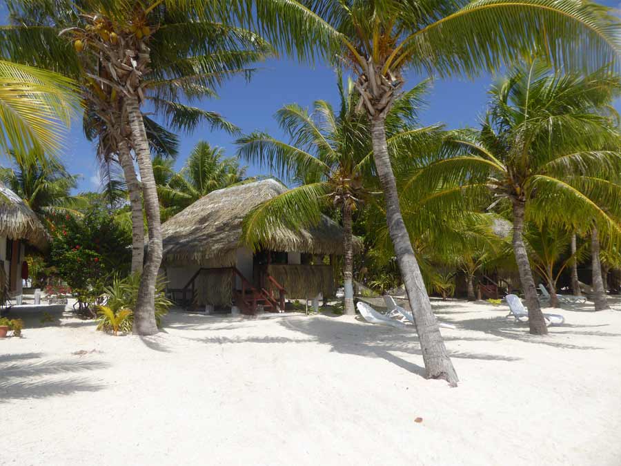 Tikehau Paradise Strand-Bungalow