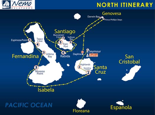 Galapagos Nord Tour