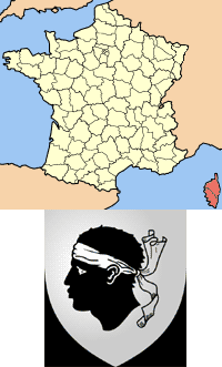 Korsika Lage