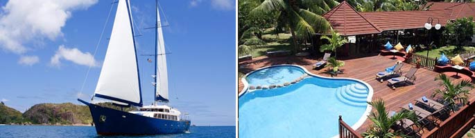Seychellen Segelkreuzfahrt Kombination